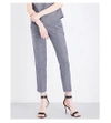 MAX MARA Astrale Cropped Houndstooth Wool-Blend Pants