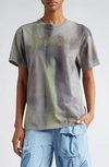 Collina Strada Hand Dyed Rhinestone Star Graphic Tee In Aurora