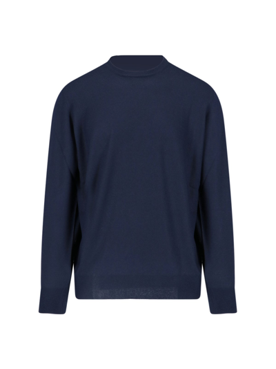 Loro Piana 'superlight' Crew-neck Jumper In Blue