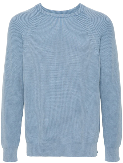 Drumohr Crew-neck Sweater In Blue