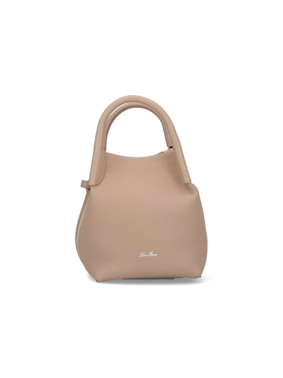 Loro Piana 'bale' Micro Bag In Beige