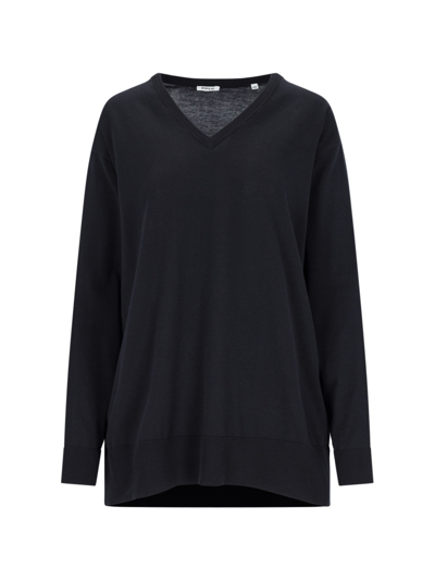 Aspesi V-neck Sweater In Black