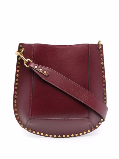 Isabel Marant Oskan Leather Shoulder Bag In レッド