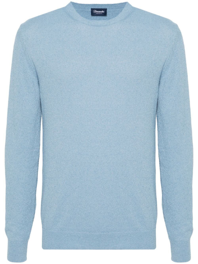 Drumohr Crew-neck Sweater In Blue