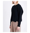 STELLA MCCARTNEY Dropped-Shoulder Ribbed Knitted Sweater