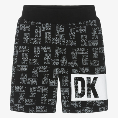 Dkny Teen Black Cotton Shorts