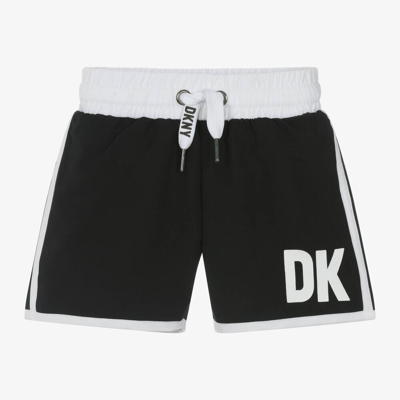 Dkny Kids'  Boys Black & White Swim Shorts