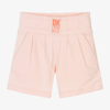 DKNY DKNY GIRLS PINK COTTON JERSEY SHORTS