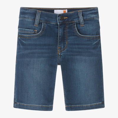 Timberland Babies' Boys Blue Cotton Jersey Shorts