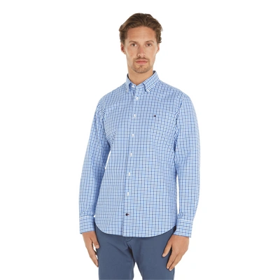 Tommy Hilfiger Cotton Check Shirt In Blue