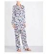 OLIVIA VON HALLE Lila Roxanne Silk-Satin Pyjama Set