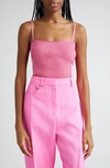 Jacquemus Pink 'le Haut Sierra' Camisole In Neon Pink
