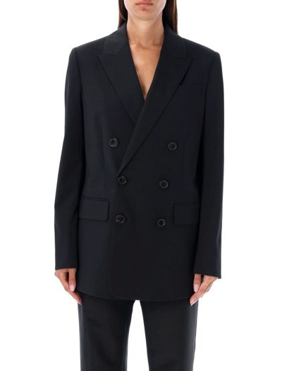 Dsquared2 New Yorker Double Breasted Blazer In Black