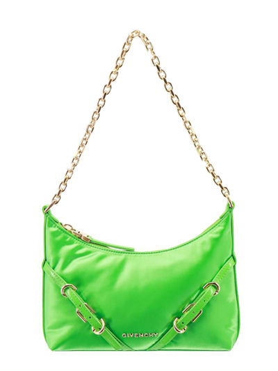 Givenchy Voyou Party Shoulder Bag In Green