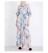 PETER PILOTTO Floral-Print Silk-Georgette Dress