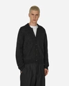 Our Legacy Fine Knit Polo Sweater In Black