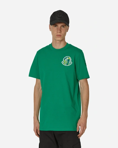 Moncler Logo T-shirt In Green