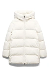 MANGO QUILTED WATER REPELLENT HOODED PUFFER COAT
