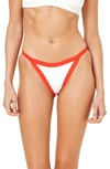L*space Vacay Bikini Bottoms In Cream/ Pimento