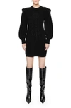 REBECCA MINKOFF DAISY LONG SLEEVE SWEATER MINIDRESS