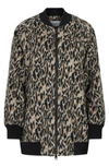 Rebecca Minkoff Leopard Print Bomber Jacket In Leopard