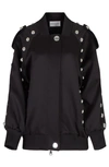 REBECCA MINKOFF DYLAN STUD DETAIL BOMBER JACKET