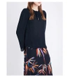 EMILIO PUCCI Keyhole-Detailed Silk-Crepe De Chine Top