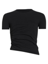 Helmut Lang Twisted T-shirt In Black