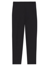 Theory Thaniel Womens Solid Flat Front Dress Pants In Black