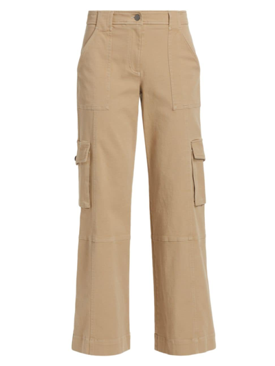 Twp Women's Coop High-rise Cargo Trousers In Khaki