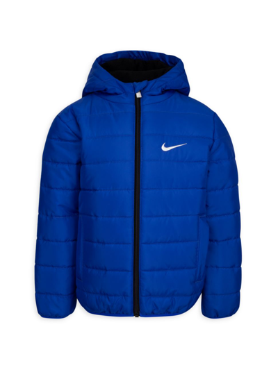 Nike Little Boy's Essentials Padded Jacket In Blue