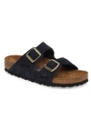 Birkenstock 'arizona' Soft Footbed Suede Sandal In Navy Suede