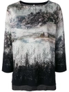 ANTONIO MARRAS GRADIENT PRINTED TOP,1L5808MEL89112239849