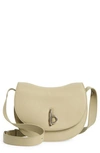 Burberry Medium Rocking Horse Leather Crossbody Bag In Hunter