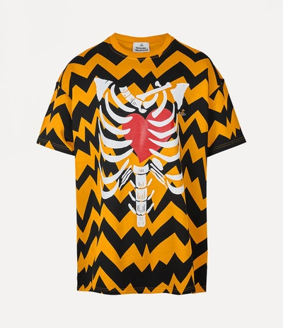 Vivienne Westwood Black & Orange Oversized T-shirt In Various