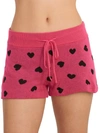 Beach Riot Balboa Shorts Candy Hearts In Pink In Candy