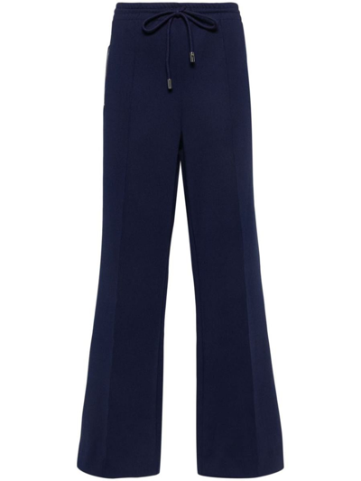 Jw Anderson J.w. Anderson Bootcut Track Pants In Blue