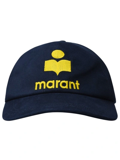 Isabel Marant Étoile Tyron' Blue Cotton Hat In Black