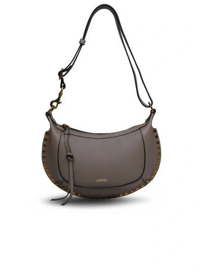 Isabel Marant Mole Leather Bag In Grey