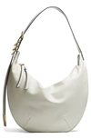 Rag & Bone Spire Leather Hobo Bag In Antique White