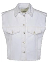 Isabel Marant Étoile Isabel Marant Etoile 'tyra' White Organic Cotton Vest In White