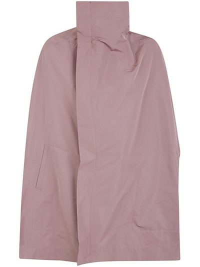 Rick Owens Sailbiker Coat Clothing In Pink