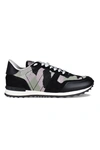 Valentino Camouflage Rockrunner Low-top Sneakers