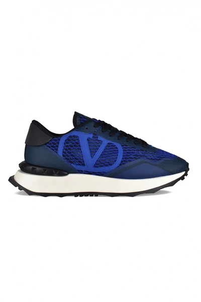 Valentino Garavani Netrunner Sneakers In Blue
