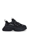 ●送料込●BALENCIAGA●Triple S Piercing Sneakers Balenciaga Triple S Sneakers With Piercings | Black | FARFETCH