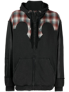 MAISON MARGIELA MAISON MARGIELA PANELED ZIPPED JACKET