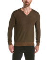Raffi Reversible Henley In Green