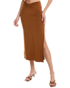 L*space Summer Feels Drawstring Waist Skirt In Brown