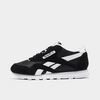Reebok Classic Nylon Shoes In Black