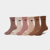 Nike Kids' Toddler Dri-fit Crew Socks (6-pack) In Black/white